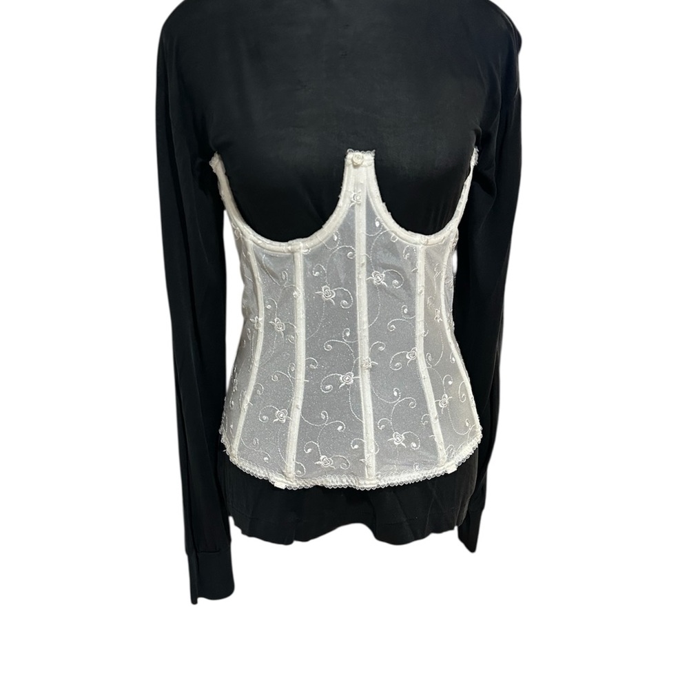Dominique White Corset
